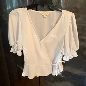Wrap top blouse